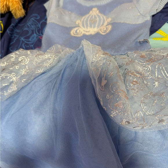 Disney Other - Disney Princess Light Blue and Silver Toddler Dress